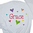 51411X - She's All Heart Personalized Youth Sweatshirt